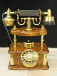 old-fashioned telephone