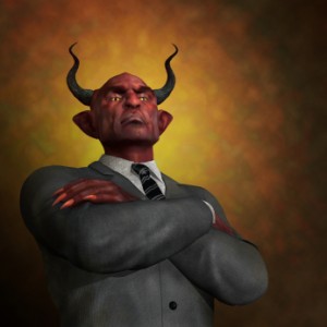 devil businessman