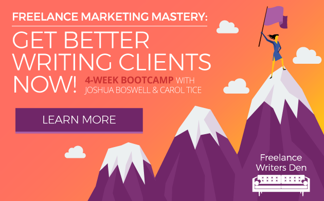Get better writing jobs: Freelance Marketing Mastery