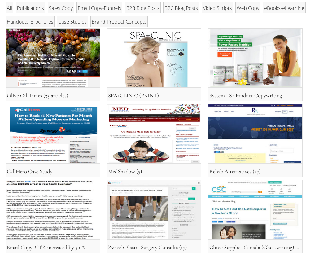 Online writing web