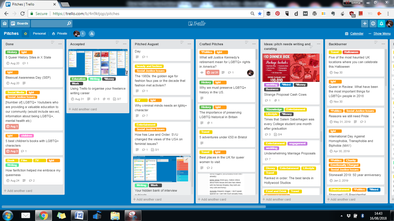 Use Trello to Organize Freelance Writing Jobs