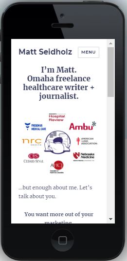 Writer Websites: Matt Seidholz