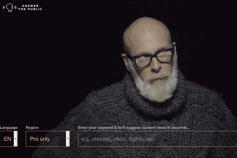 Answerthepublic: How to blog