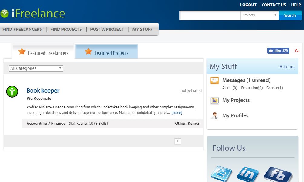 Writing Websites: iFreelance