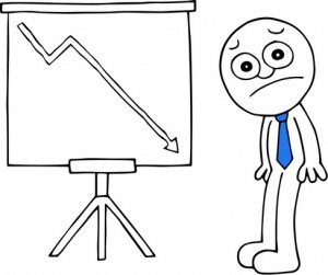 Businessman With Sales Chart